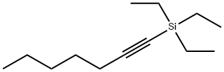 1-Triethylsilyl-1-heptyne, 95% Struktur