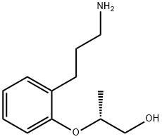 1-Propanol, 2-[2-(3-aMinopropyl)phenoxy]-, (2R)- 化学構造式