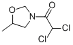 Oxazolidine, 3-(dichloroacetyl)-5-methyl- (9CI) Struktur