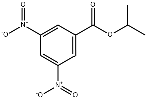 Benzoic acid, 3,5-dinitro-, 1-Methylethyl ester 化学構造式
