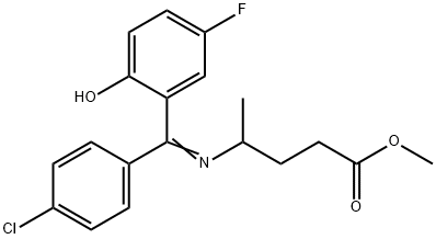 Methyl 4-(((4-chlorophenyl)(5-fluoro-2-hydroxyphenyl)methylene)amino)p entanoate|