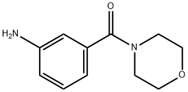 3-(モルホリン-4-イルカルボニル)アニリン 化学構造式