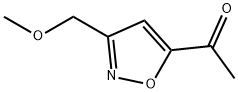 Ethanone, 1-[3-(methoxymethyl)-5-isoxazolyl]- (9CI) 结构式