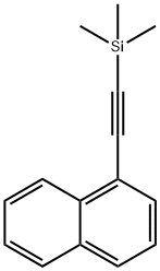 1-(1-萘基)-2-(三甲基硅基)乙炔,104784-51-2,结构式
