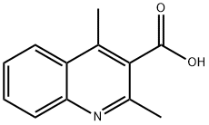 2,4-二甲基喹啉-3-甲酸, 104785-55-9, 结构式