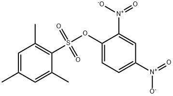 2,4,6-TRIMETHYL-BENZENESULFONIC ACID 2,4-DINITRO-PHENYL ESTER, 1048-37-9, 结构式