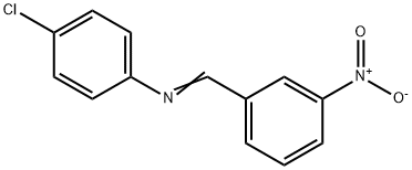 N-(4-Chlorophenyl)-3-nitrobenzenemethanimine 结构式