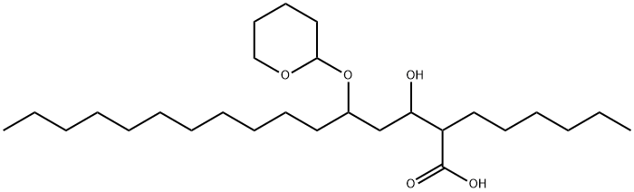 104801-93-6 2-己基-3-羟基-5-[(四氢-2H-吡喃-2-基)氧基]十六烷酸