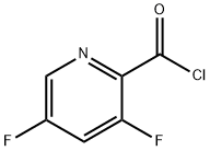 3,5-Difluoropyridine-2-carbonyl chloride Structure