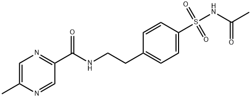 N-Des(cyclohexylaMinocarbonyl)-N-acetyl Glipizide Struktur