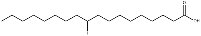 10-iodooctadecanoic acid Structure