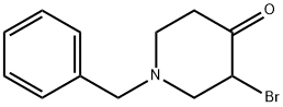 4-Piperidinone, 3-broMo-1-(phenylMethyl)-,104860-16-4,结构式