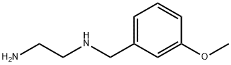 N-(3-methoxybenzyl)ethane-1,2-diamine 化学構造式