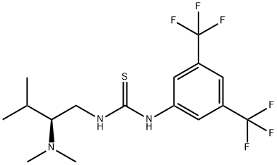 N-[3,5-bis(trifluoroMethyl)phenyl]-N'-[(2S)-2-(diMethylaMino)-3-Methylbutyl]- Thiourea Structure