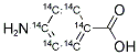 4-AMINOBENZOIC ACID, [14C(U)] 结构式