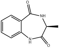 (3S)-3-METHYL-1,4-BENZODIAZEPINE-2,5-DIONE 化学構造式
