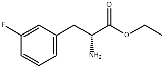 (R)-2-Amino-3-(3-fluorophenyl_propionicacidethylester Structure