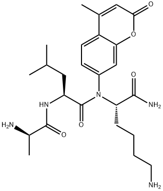 H-D-ALA-LEU-LYS-AMC 化学構造式