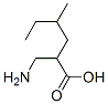 Hexanoic  acid,  2-(aminomethyl)-4-methyl- 结构式
