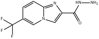 IMidazo[1,2-a]pyridine-2-carboxylic acid, 6-(trifluoroMethyl)-, hydrazide Structure