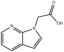 Pyrrolo[2,3-b]pyridin-1-yl-acetic acid Structure