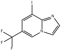 IMidazo[1,2-a]pyridine, 8-iodo-6-(trifluoroMethyl)- 结构式