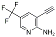 3-ethynyl-5-(trifluoromethyl)-2-pyridinylamine 结构式
