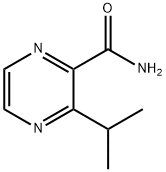 Pyrazinecarboxamide, 3-(1-methylethyl)- (9CI),104893-55-2,结构式