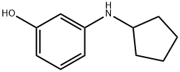 N-CYCLOPENTYL-m-AMINOPHENOL Struktur