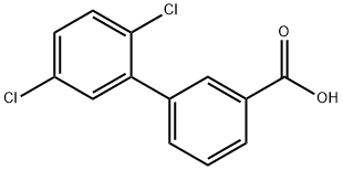2',5'-Dichlorobiphenyl-3-carboxylic acid Struktur