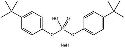 双(4-叔丁基苯)磷酸钠 结构式