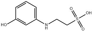 2-(3-hydroxyphenylamino)ethanesulfonic acid,104932-73-2,结构式