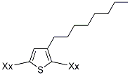 3-辛基取代聚噻吩,104934-51-2,结构式