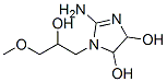 2-amino-4,5-dihydro-4,5-dihydroxy-1-(2'-hydroxy-3'-methoxy-1'-propyl)imidazole|