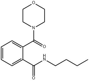 Benzamide, N-butyl-2-(4-morpholinylcarbonyl)- Struktur