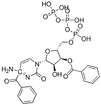 3'-O-(4-benzoyl)benzoylcytidine 5'-triphosphate Structure