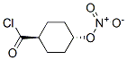 Cyclohexanecarbonyl chloride, 4-(nitrooxy)-, trans- (9CI) Struktur
