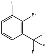2-BROMO-1-IODO-3-(TRIFLUOROMETHYL)BENZENE, 1049731-01-2, 结构式