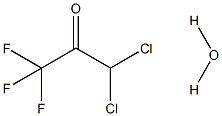 3,3-Dichloro-1,1,1-trifluoroacetone hydrate 结构式