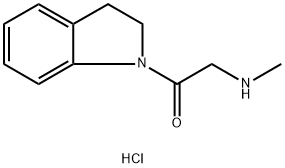 1-(2,3-Dihydro-1H-indol-1-yl)-2-(methylamino)-1-ethanone hydrochloride|