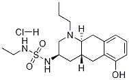 N-Ethyl-N'-[(3R,4aR,10aS)-1,2,3,4,4a,5,10,10a-Octahydro-6-hydroxy-1-propylbenzo[g]quinolin-3-yl]sulfaMide Hydrochloride Structure