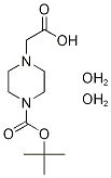 2-(4-(tert-Butoxycarbonyl)piperazin-1-yl)acetic acid dihydrate Structure