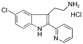 2-(5-Chloro-2-pyridin-2-yl-1H-indol-3-yl)ethylamine hydrochloride Structure