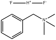 ベンジルトリメチルアミニウム·2ふっ化水素酸塩 化学構造式
