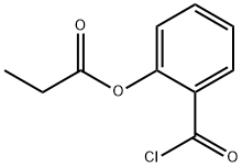 Benzoyl chloride, 2-(1-oxopropoxy)- (9CI) Structure