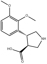 (3S,4R)-4-(2,3-DIMETHOXYPHENYL)PYRROLIDINE-3-CARBOXYLIC ACID