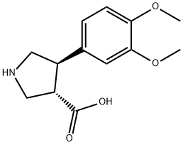 (3S,4R)-4-(3,4-DIMETHOXYPHENYL)PYRROLIDINE-3-CARBOXYLIC ACID