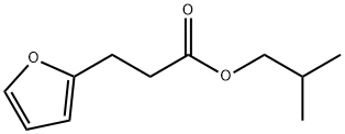 3-(2-呋喃基)丙酸异丁酯, 105-01-1, 结构式