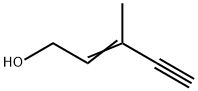 3-甲基-2-戊烯-4-炔醇, 105-29-3, 结构式