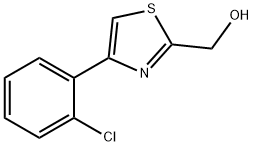 (4- (2-хлорфенил) тиазол-2-ил) метанол структура